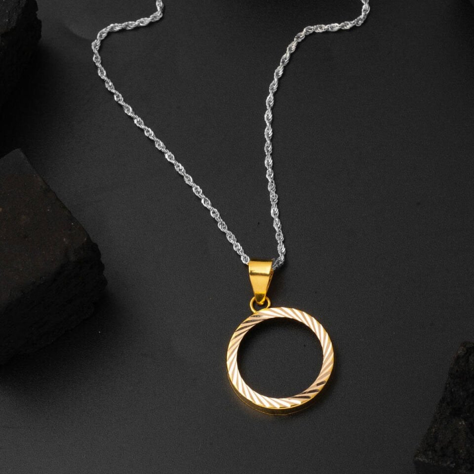 Yarım Altın Takılabilen 14 Ayar Kolye Ucu