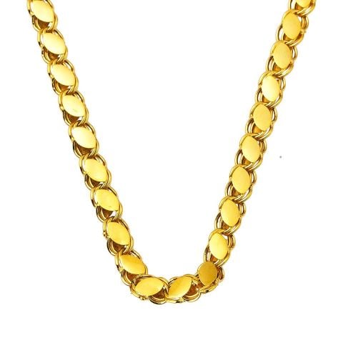 Pullu 22 Ayar Altın Zincir 70 Cm