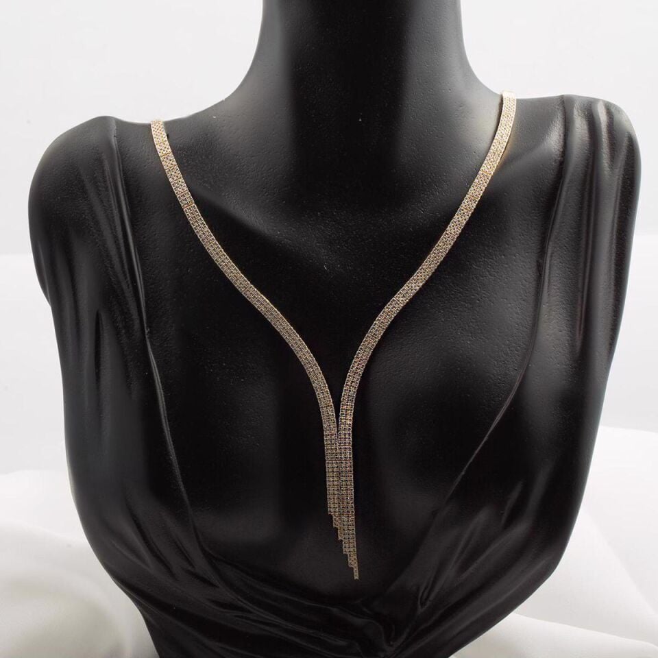 Üç Sıra Suyolu Altın Gerdanlık