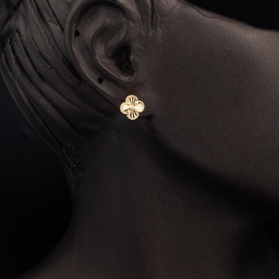 Van Cleef 14 Ayar Altın Küpe