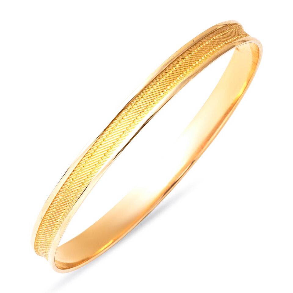 Trabzon Hasır 14 Ayar Altın Bilezik 14 gr.