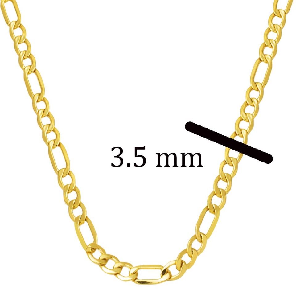 60 cm 14 Ayar Altın Zincir (3,5 mm)
