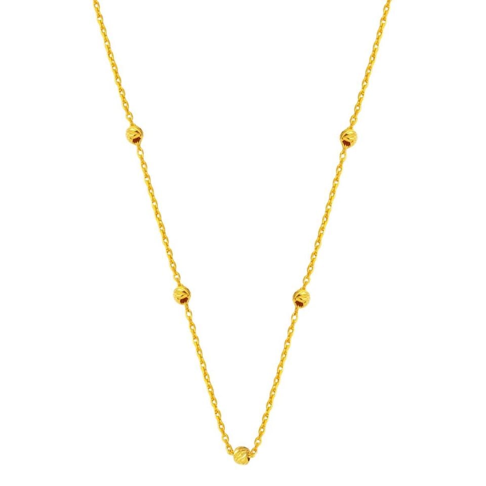 Toplu 22 Ayar Altın Zincir Kolye