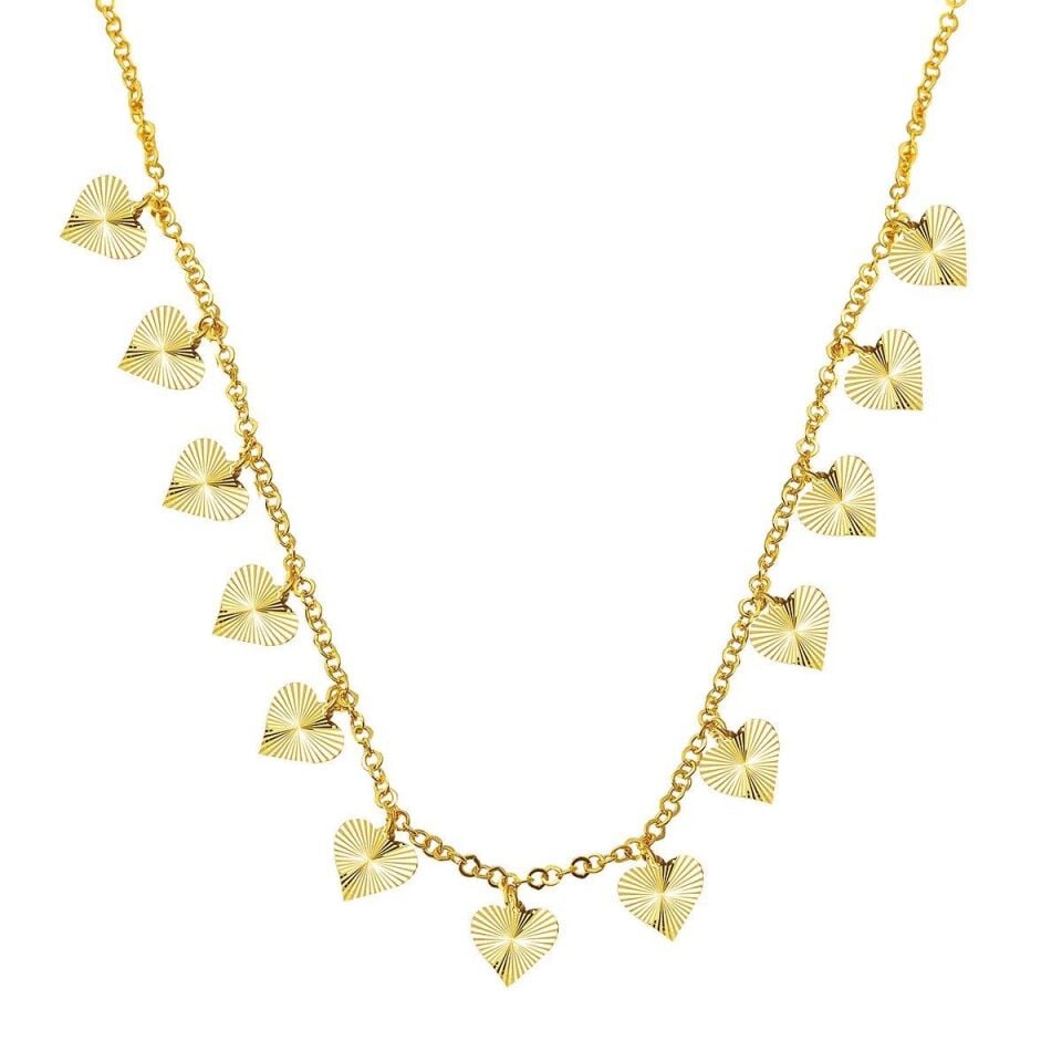 Kalpli Zincir 22 Ayar Altın Kolye