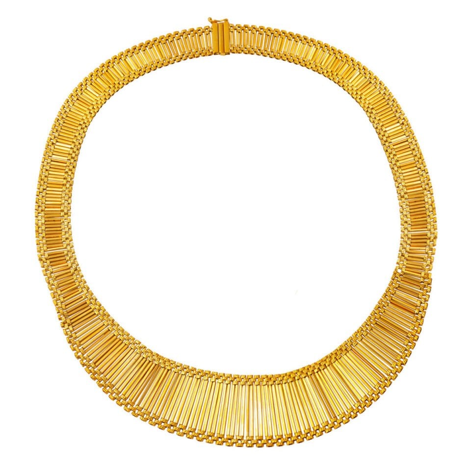 Kleopatra Işıltılı 14 Ayar Altın Gerdanlık Kolye