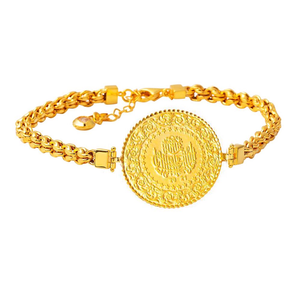 Kral Zincir Çeyrek Altınlı Bileklik