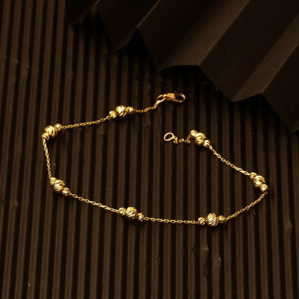 Spor 22 Ayar Altın Zincir Bileklik