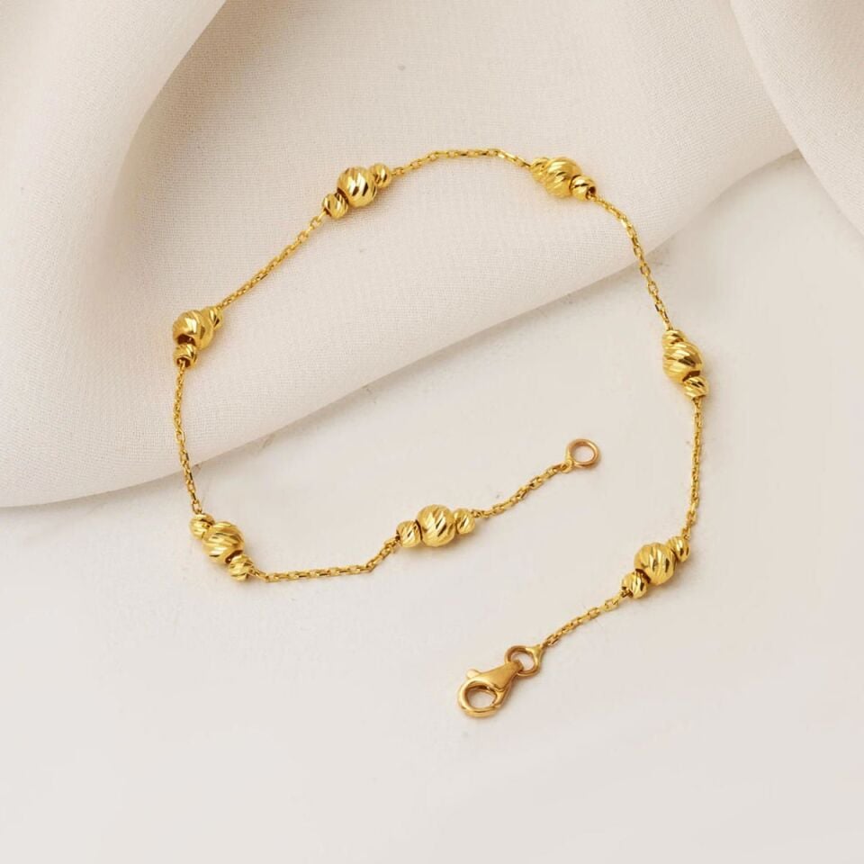 Spor 22 Ayar Altın Zincir Bileklik