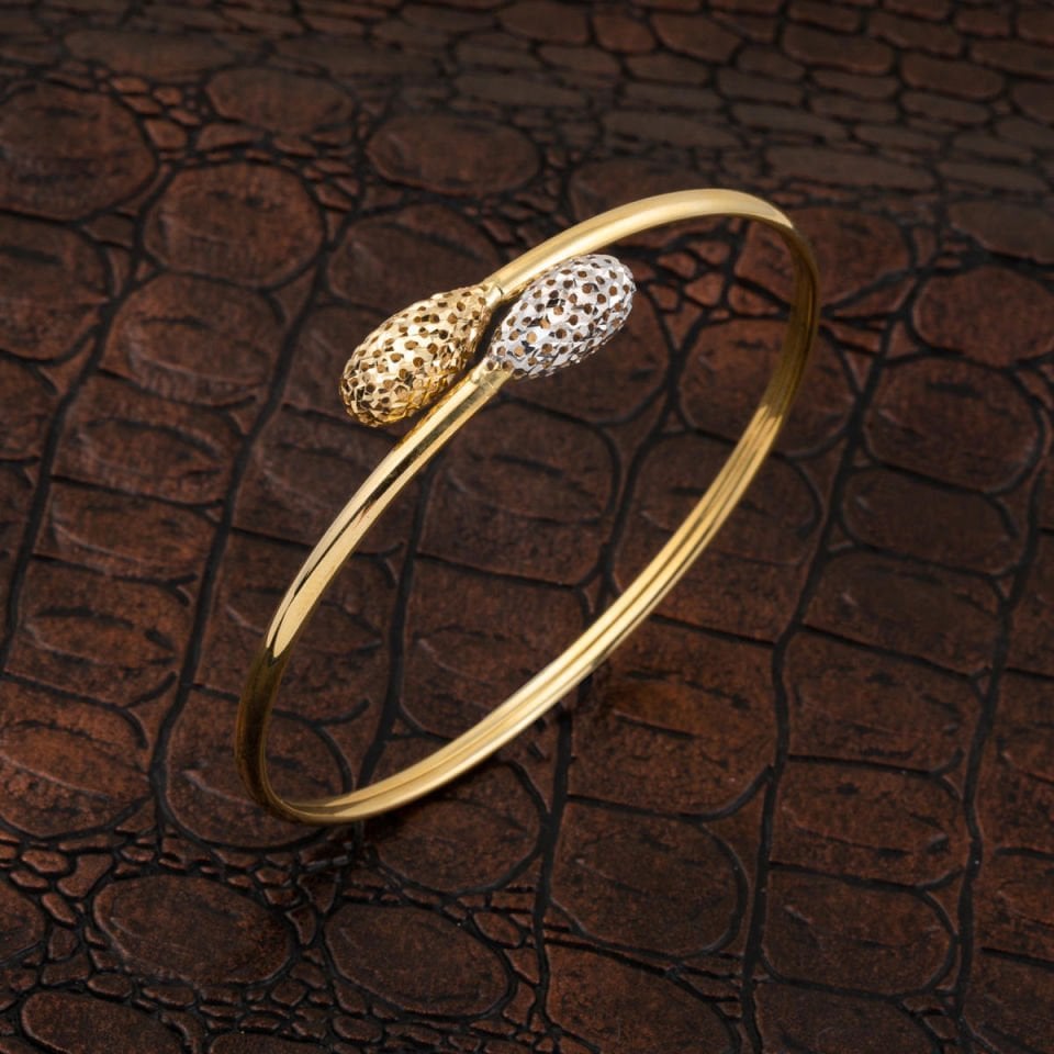 14 Ayar Altın Kelepçe Bilezik