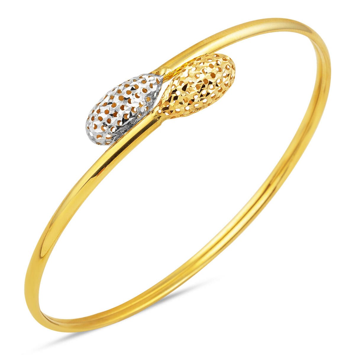 14 Ayar Altın Kelepçe Bilezik