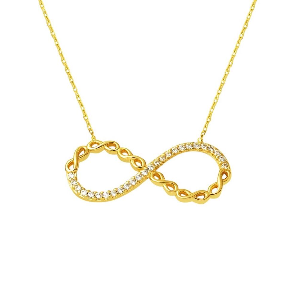 Sonsuzluklar 14 Ayar Altın Kolye