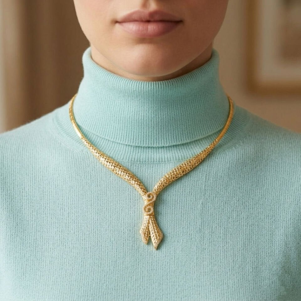 Sonsuzluk 22 Ayar Altın Gerdanlık