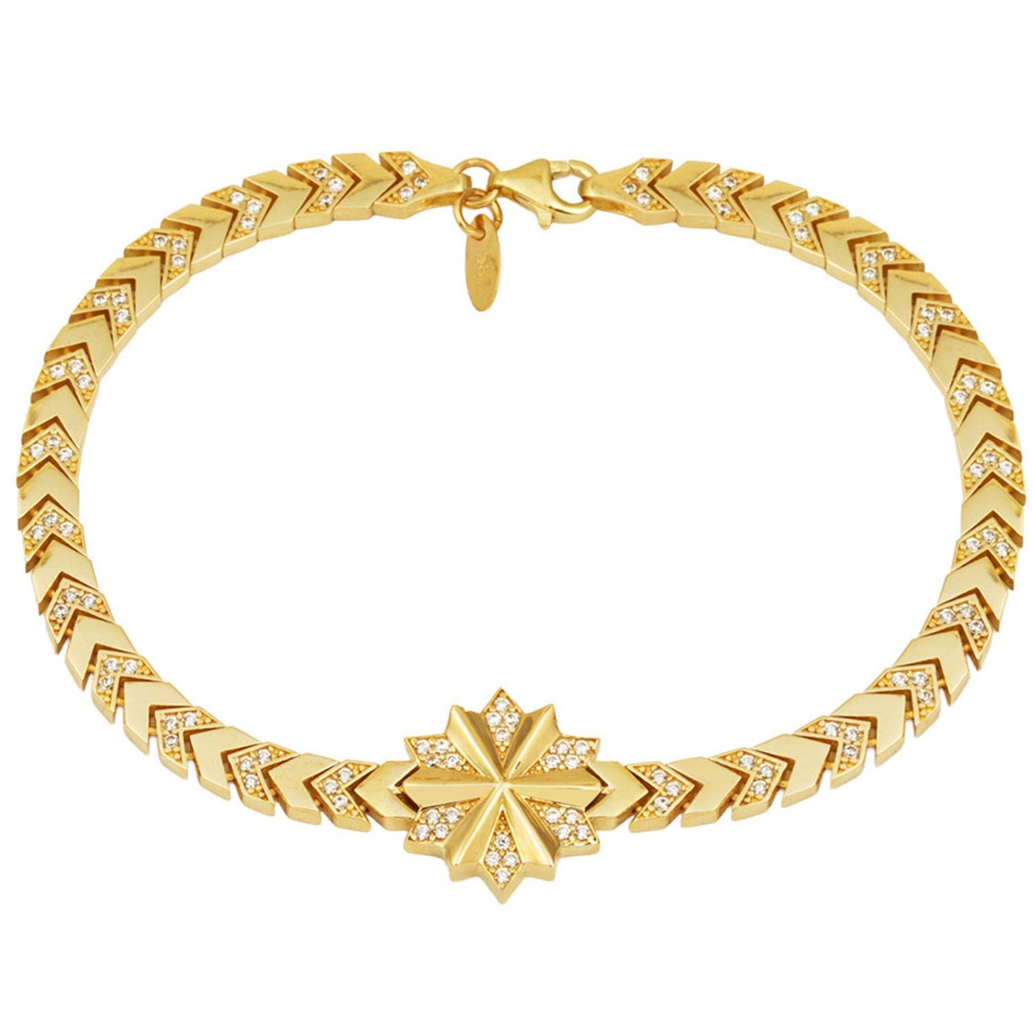 Değirmen 14 Ayar Altın İtalyan Bileklik