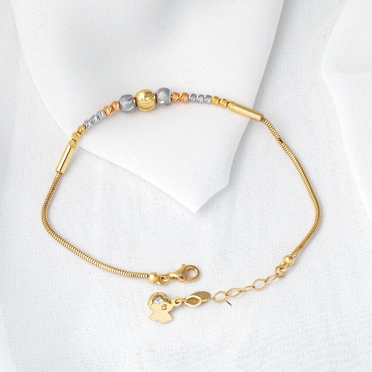 Dorika 14 Ayar Toplu Altın Bileklik