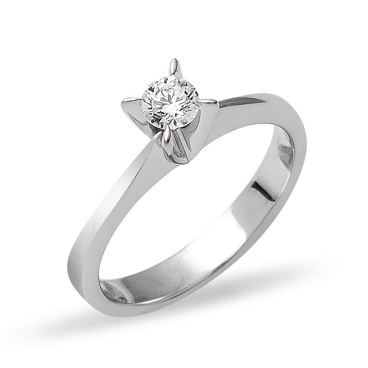 0,16 Karat Tektaş Pırlanta Yüzük