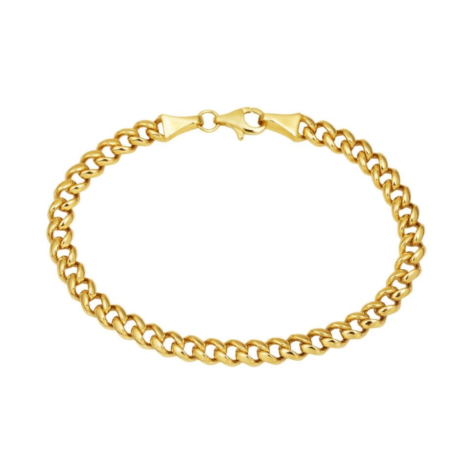 Gurmet Halkalı 14 Ayar Ünisex Altın Bileklik