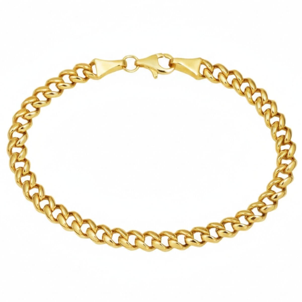 Gurmet Halkalı 14 Ayar Ünisex Altın Bileklik