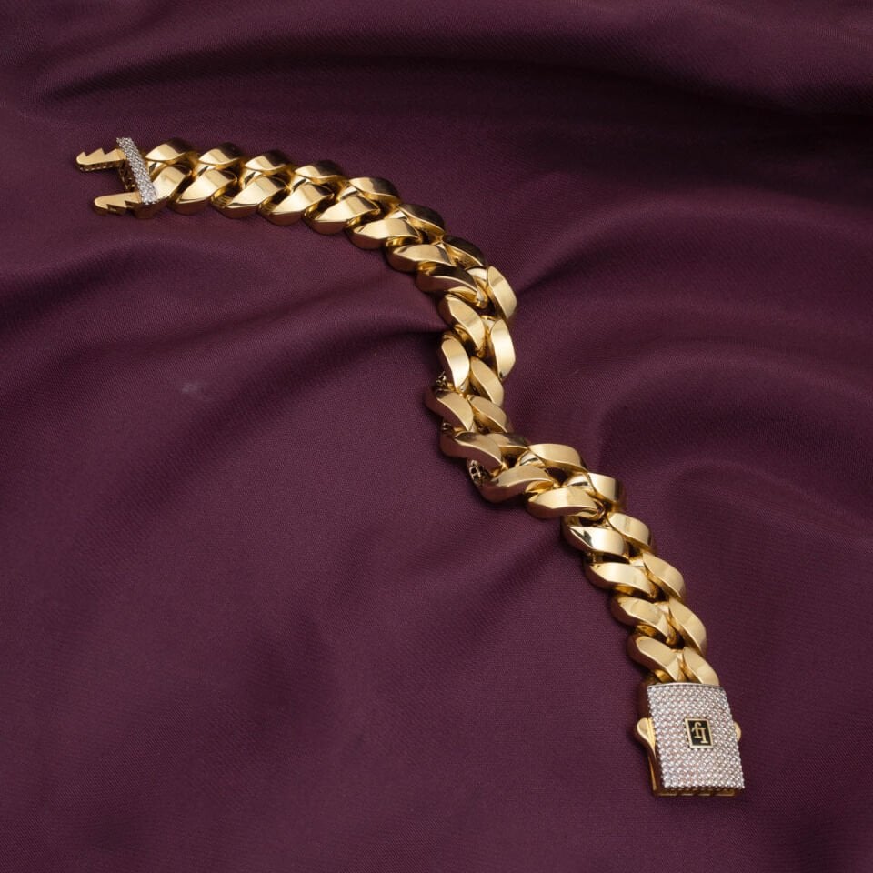 İtalyan Gurmet 14 Ayar Altın Bileklik