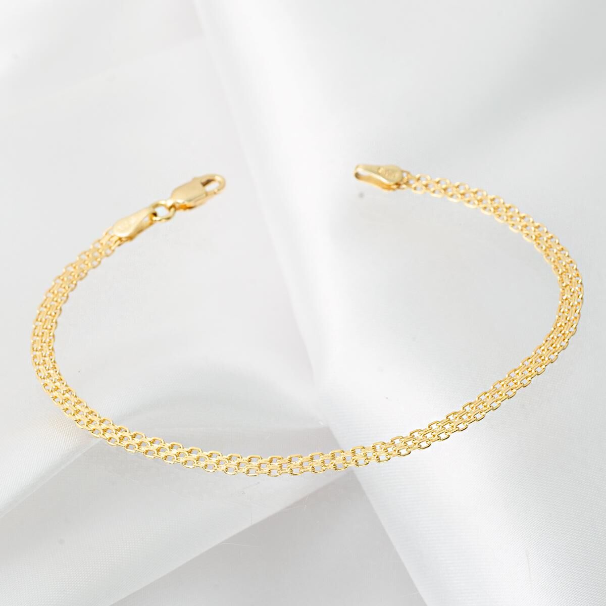 Bismark Zincir 14 Ayar Altın Bileklik