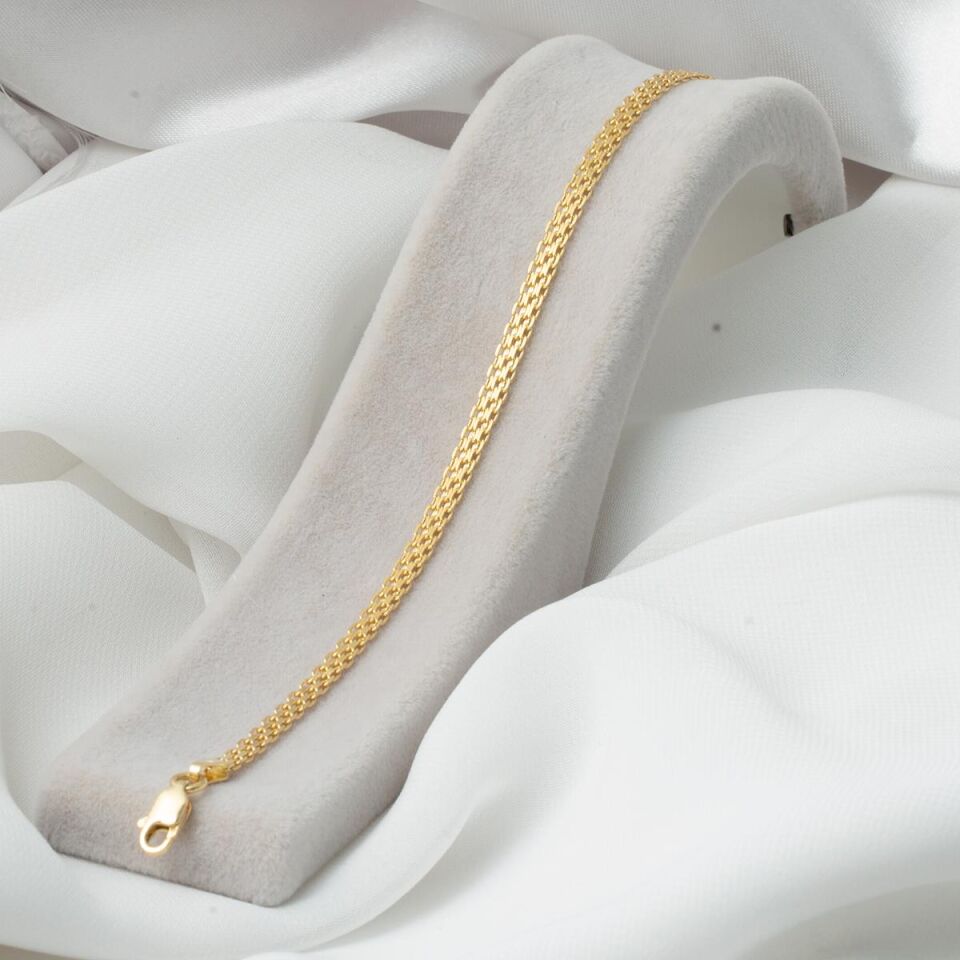 Bismark Zincir 14 Ayar Altın Bileklik