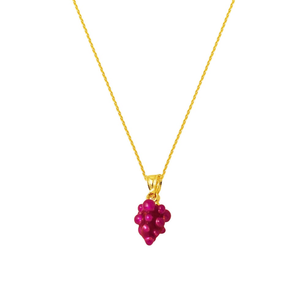 Üzüm Salkımı 14 Ayar Altın Kolye