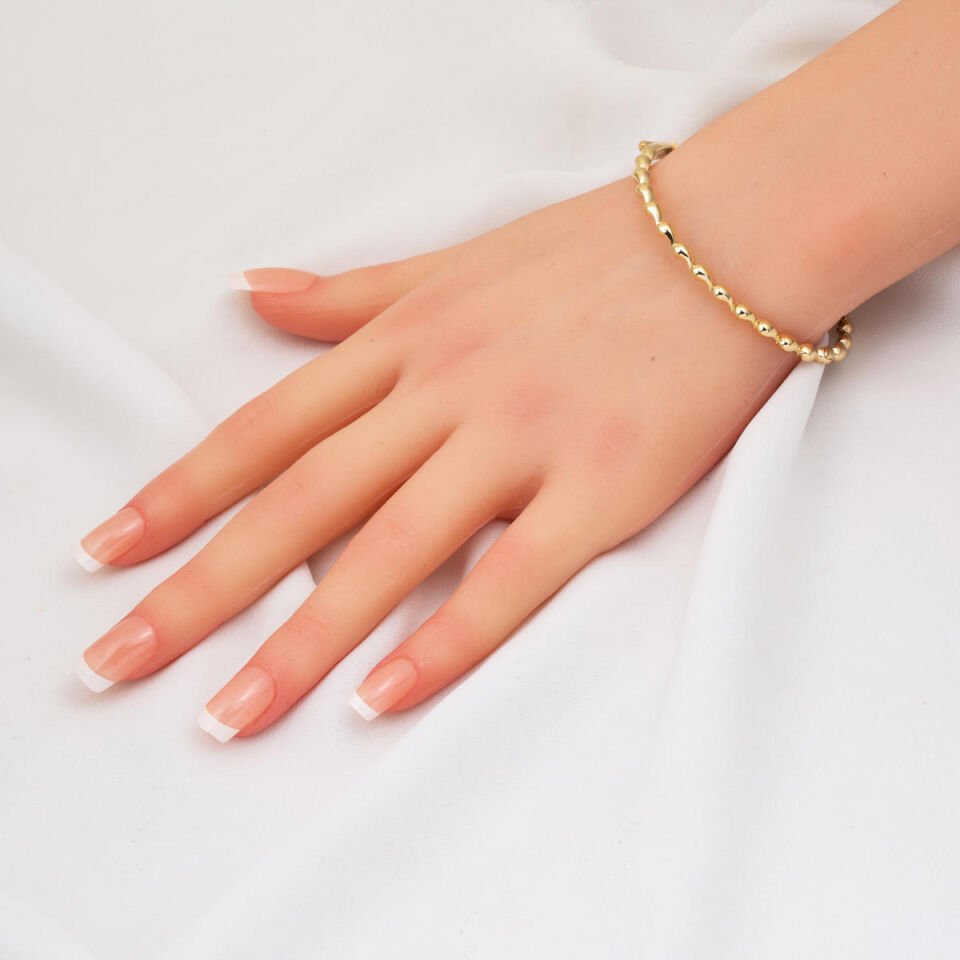 İnce Bottega 14 Ayar Altın Kelepçe Bileklik