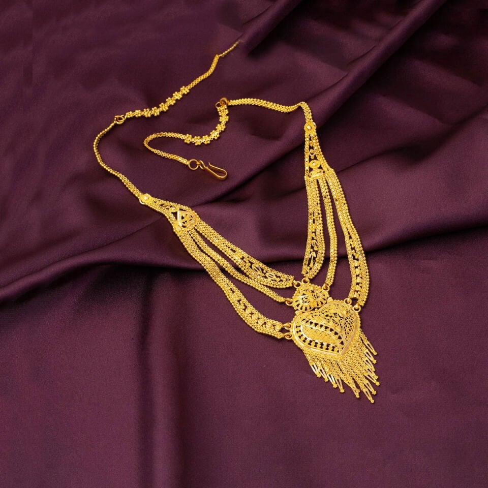 Hint İşi 14 Ayar Altın Takı Seti