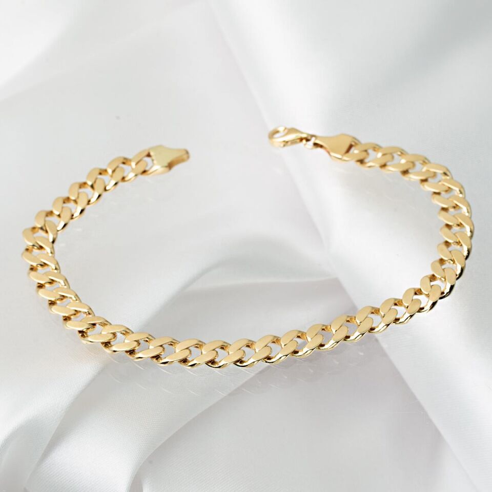 Klasik Zincir 14 Ayar Altın Bileklik