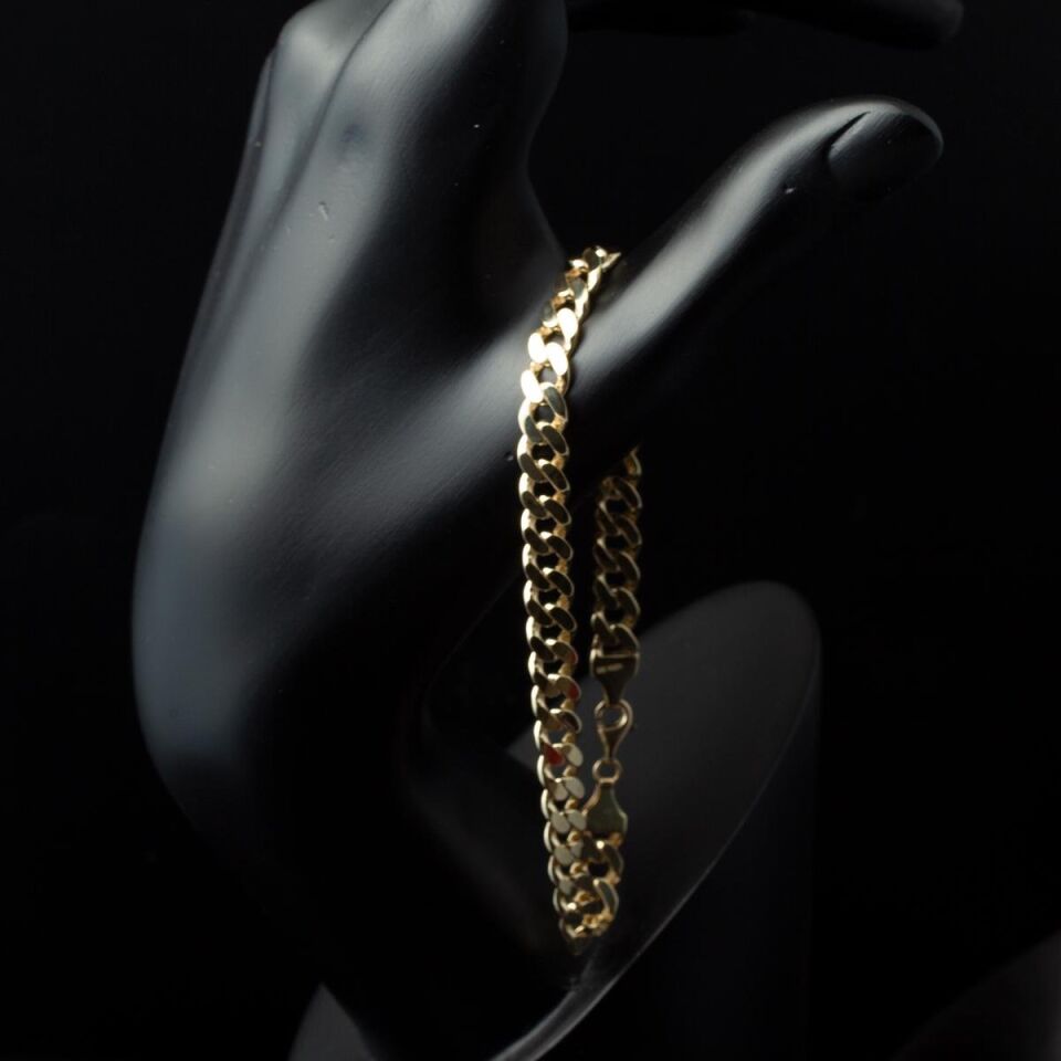 Klasik Zincir 14 Ayar Altın Bileklik