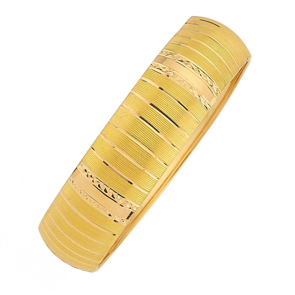 15 gr. Mega 22 Ayar Altın Bilezik