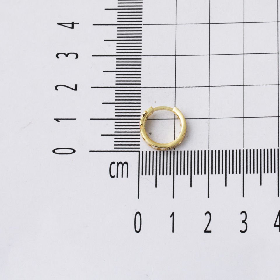 14 Ayar Kelebekli Altın Kız Çocuk Küpesi