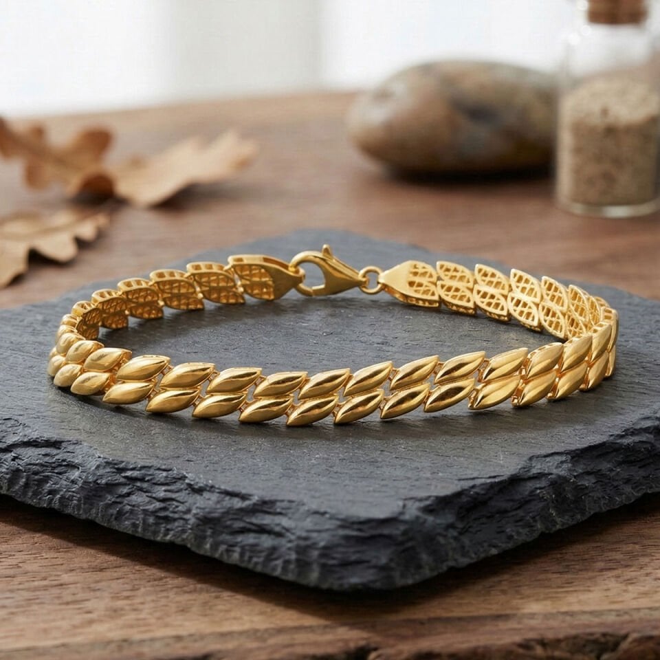 Damla Yolu 14 Ayar Altın Bileklik