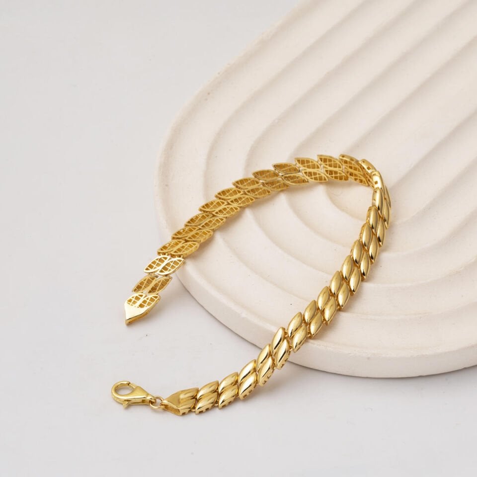 Damla 14 Ayar Altın Kadın Bileklik