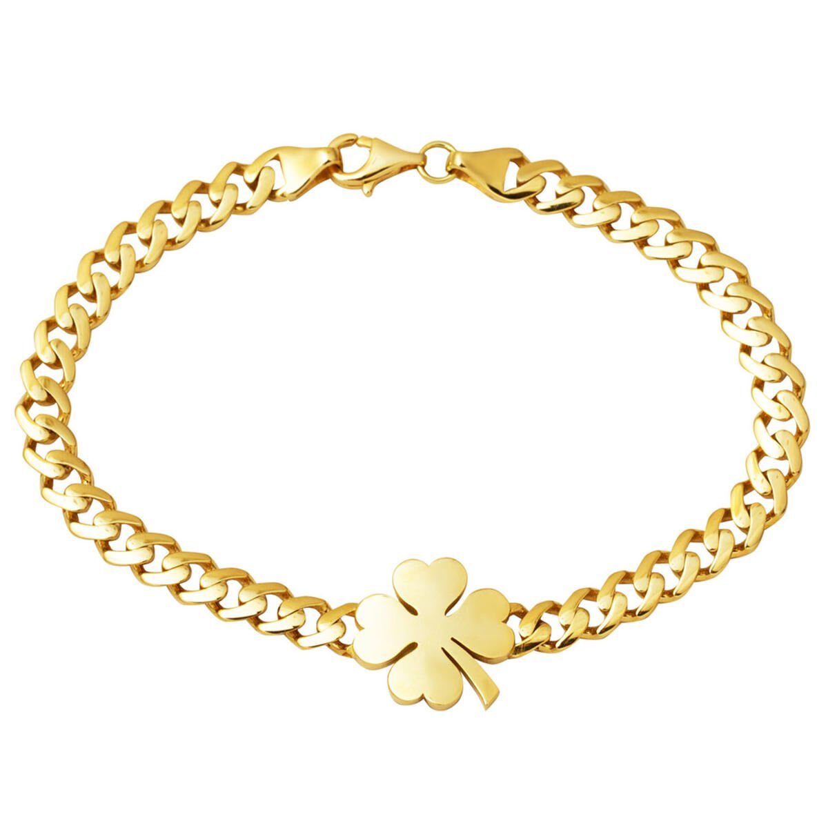 Yoncalı 14 Ayar Altın Gurmet Künye Bileklik