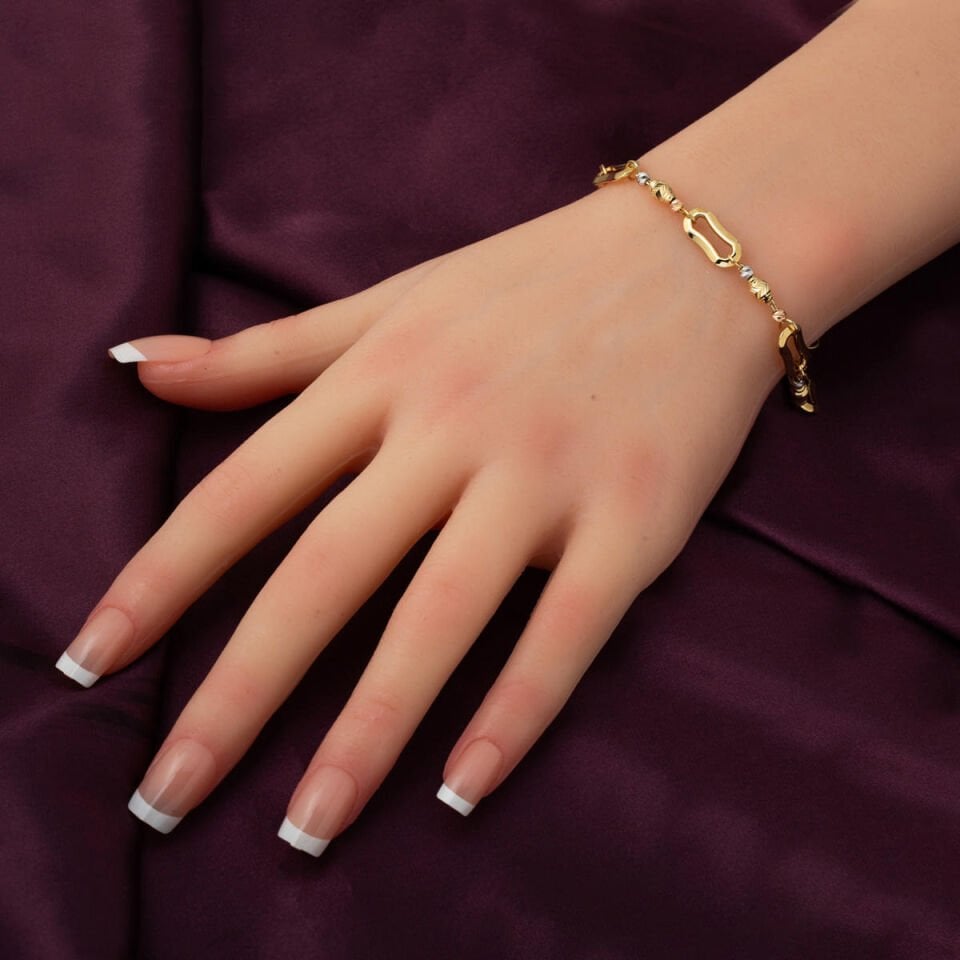 Halkalı İtalyan Toplu 14 Ayar Altın Künye