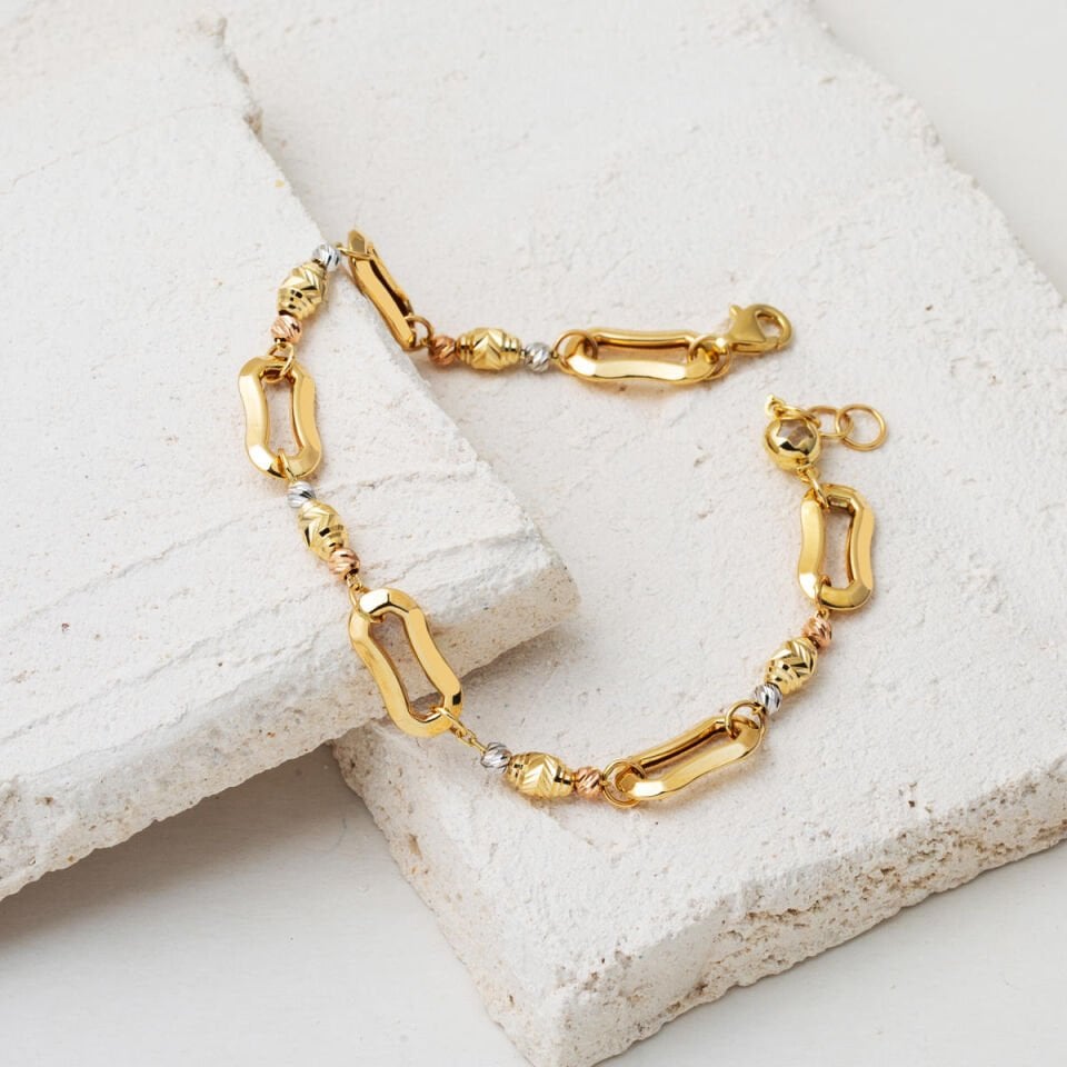 Halkalı İtalyan Toplu 14 Ayar Altın Künye