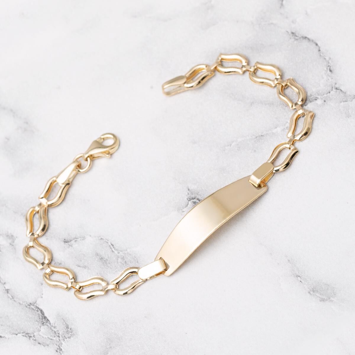 İsimlik 14 Ayar Altın Çocuk Künyesi