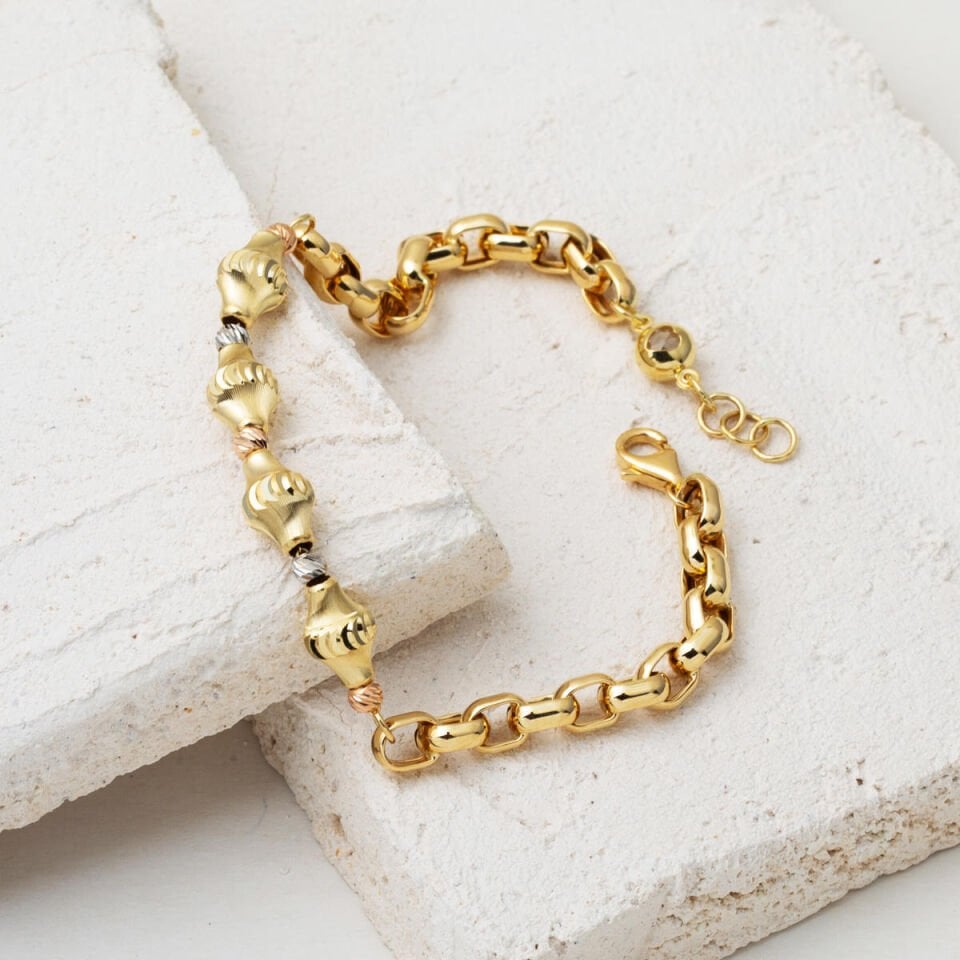 Zila Tasarım 14 Ayar Dorika İtalyan Bileklik