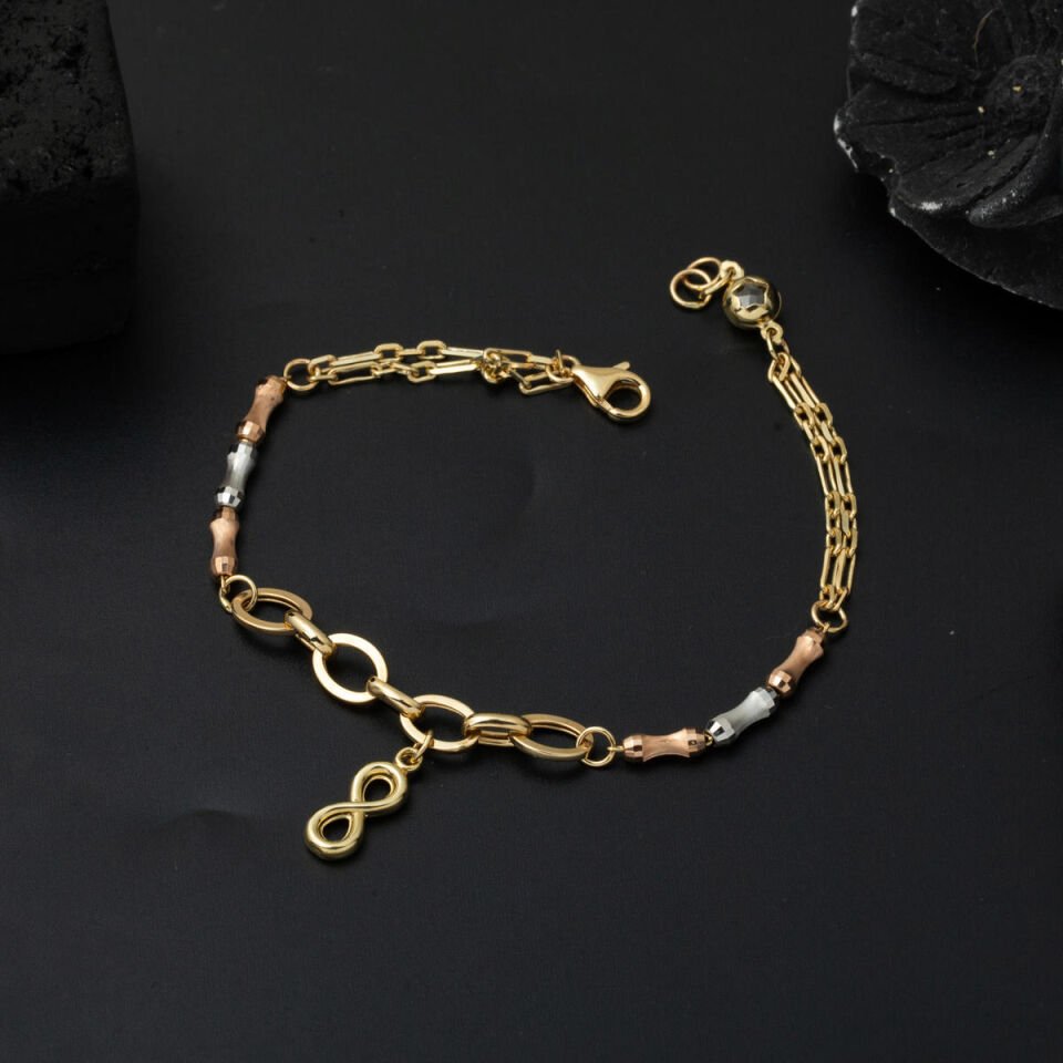 Sonsuzluk Charmlı 14 Ayar Pandora Bileklik