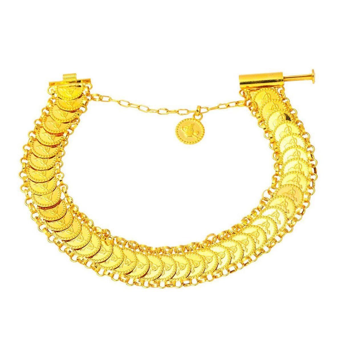 Tuğralı 22 Ayar Altın Kaykay Bileklik