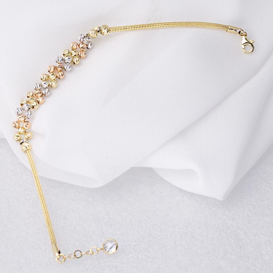 Dorika 14 Ayar Altın Bileklik