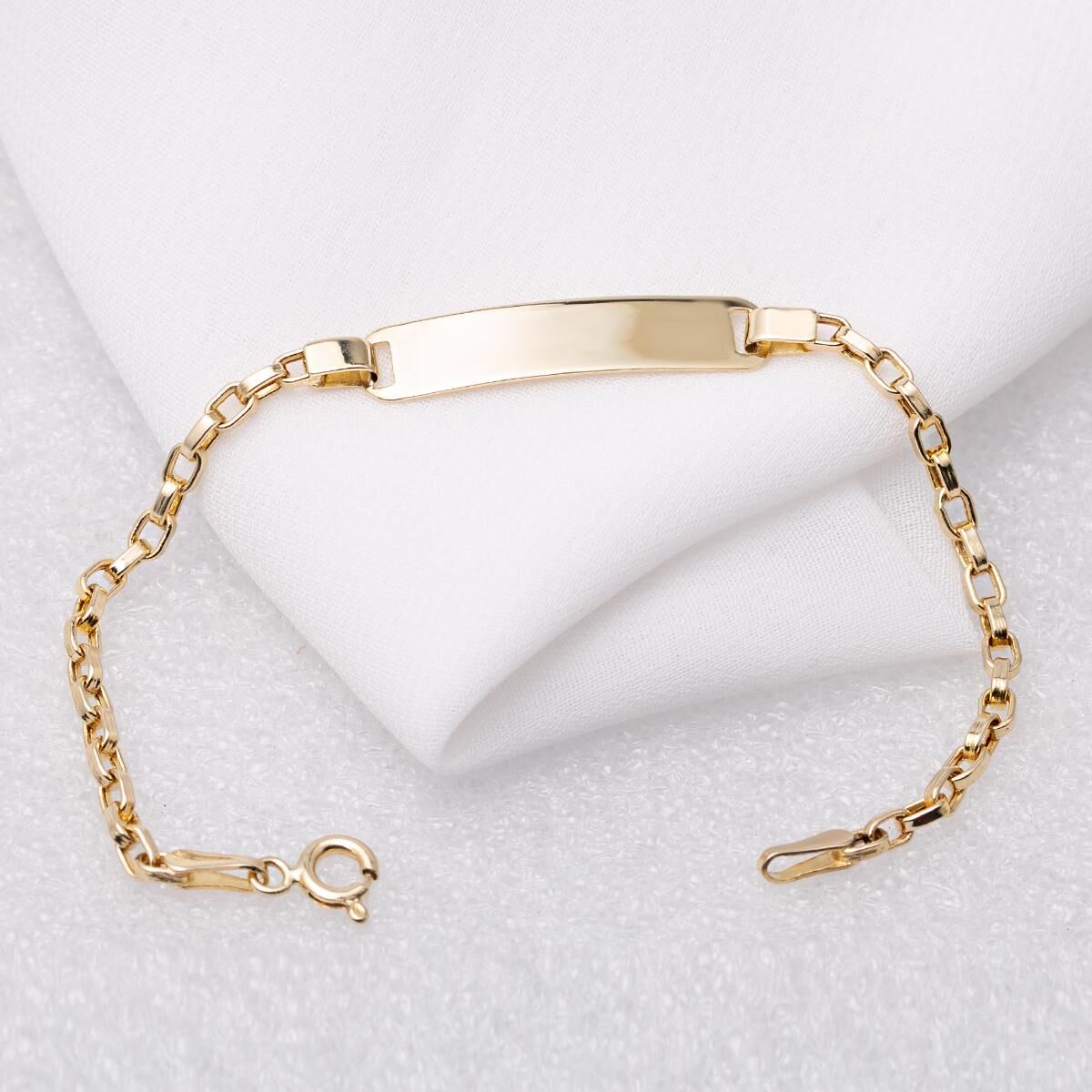 İsimlik 14 Ayar Altın Bebek Bilekliği