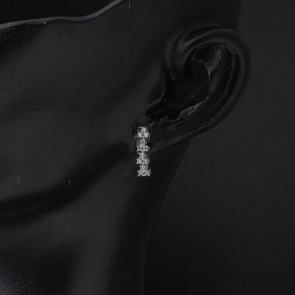 Sırataşlı Beyaz Altın Nişan Takı Seti