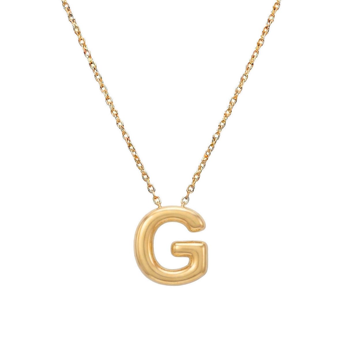 G Balon Harf Altın Kolye