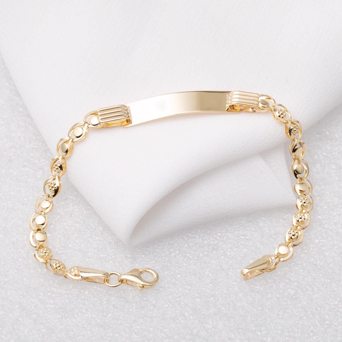 İsimlik 14 Ayar Altın Çocuk Künyesi