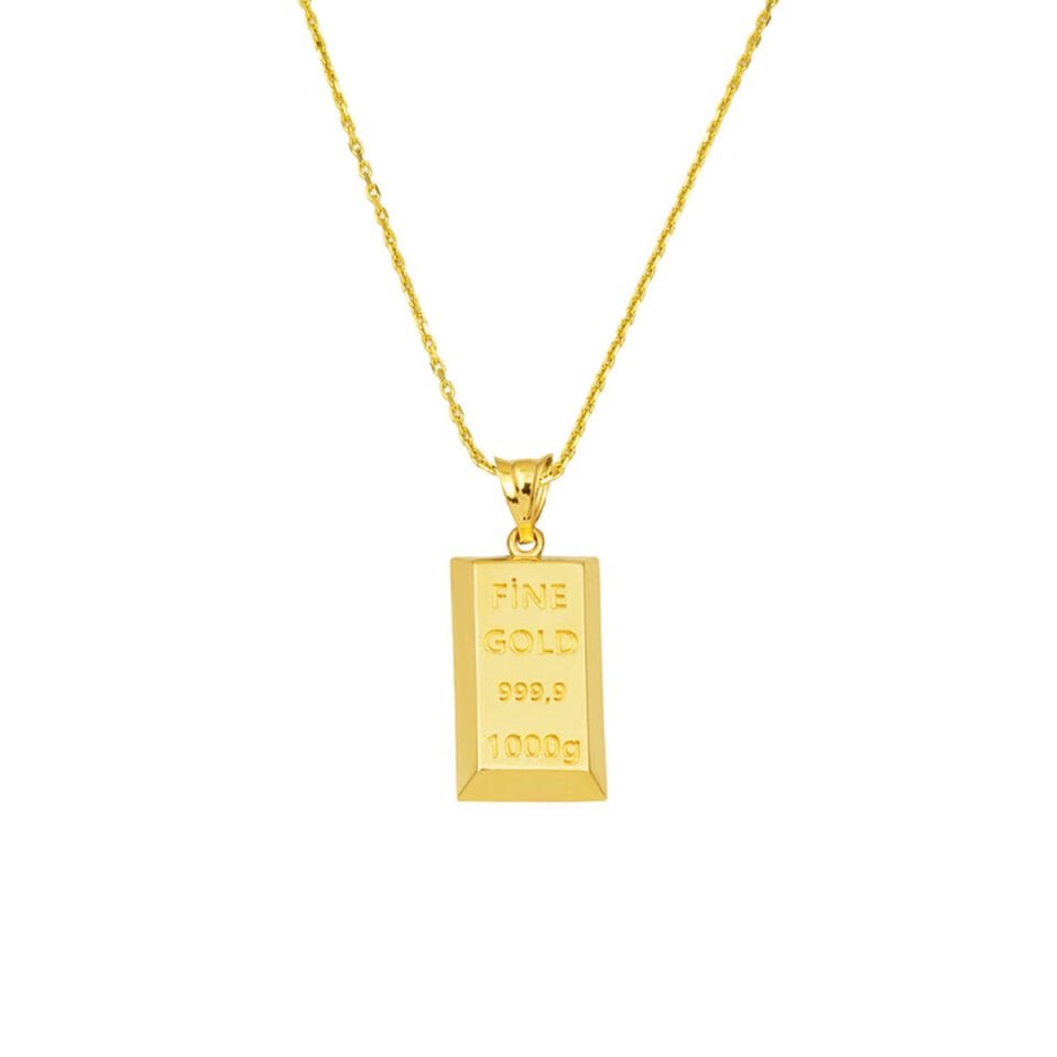 Külçe Altın Kolye