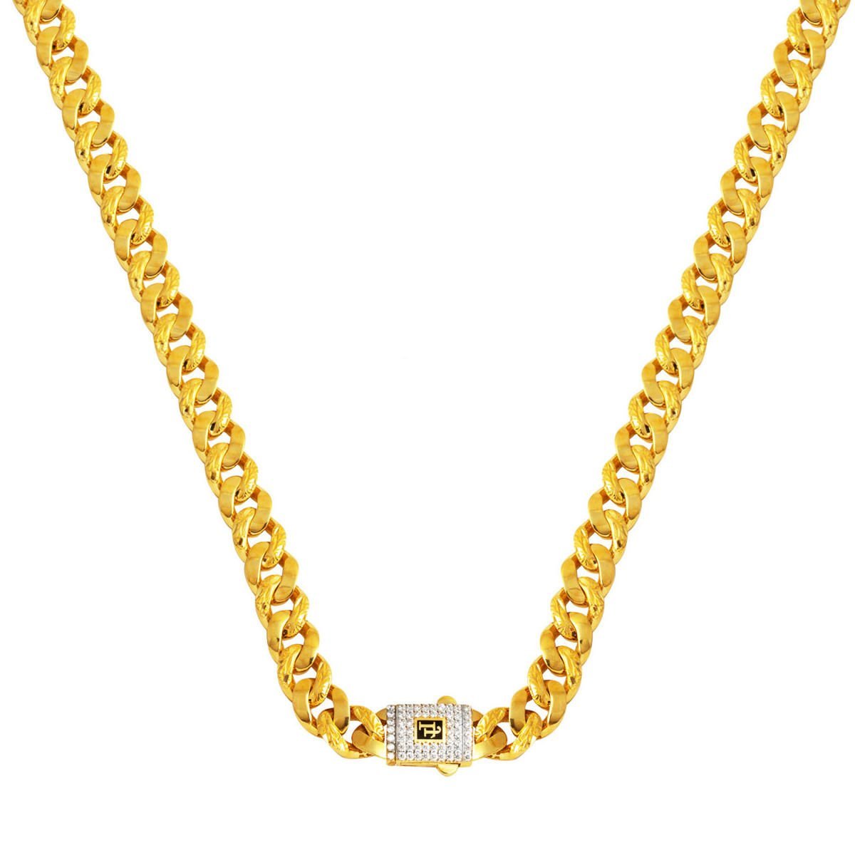 Kalem Desenli 14 Ayar Gurmet Altın Zincir 45 cm.