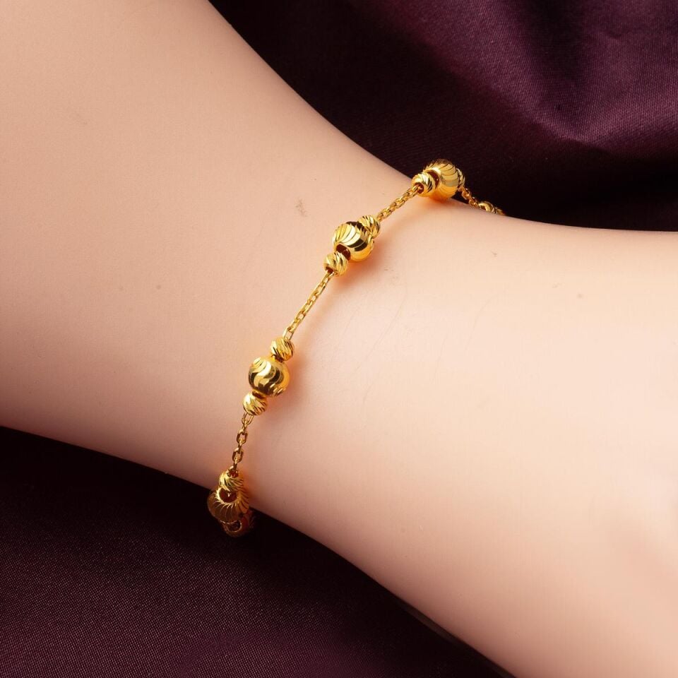 Gerdanlık & Bileklik 22 Ayar Altın Set