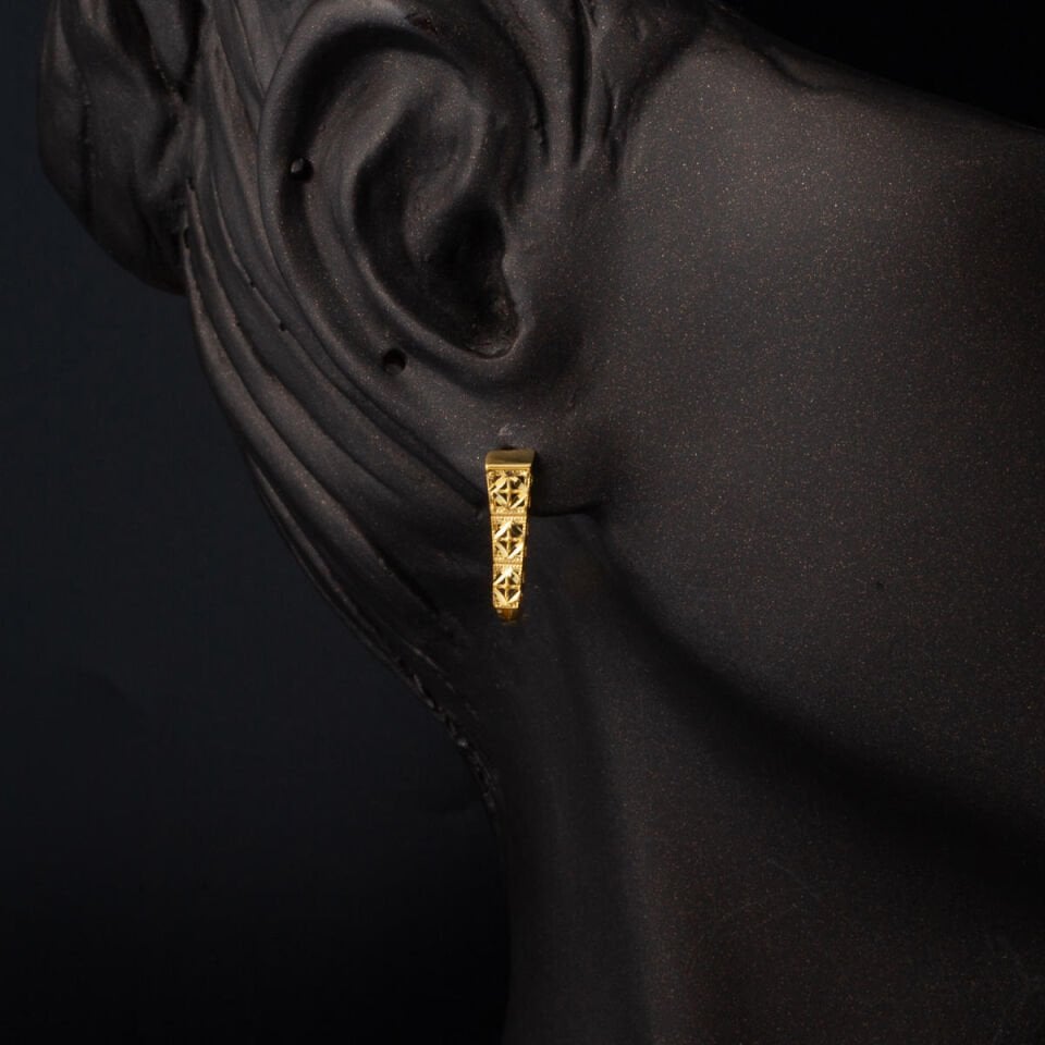 Ve 22 Ayar Altın Mini Takı Seti