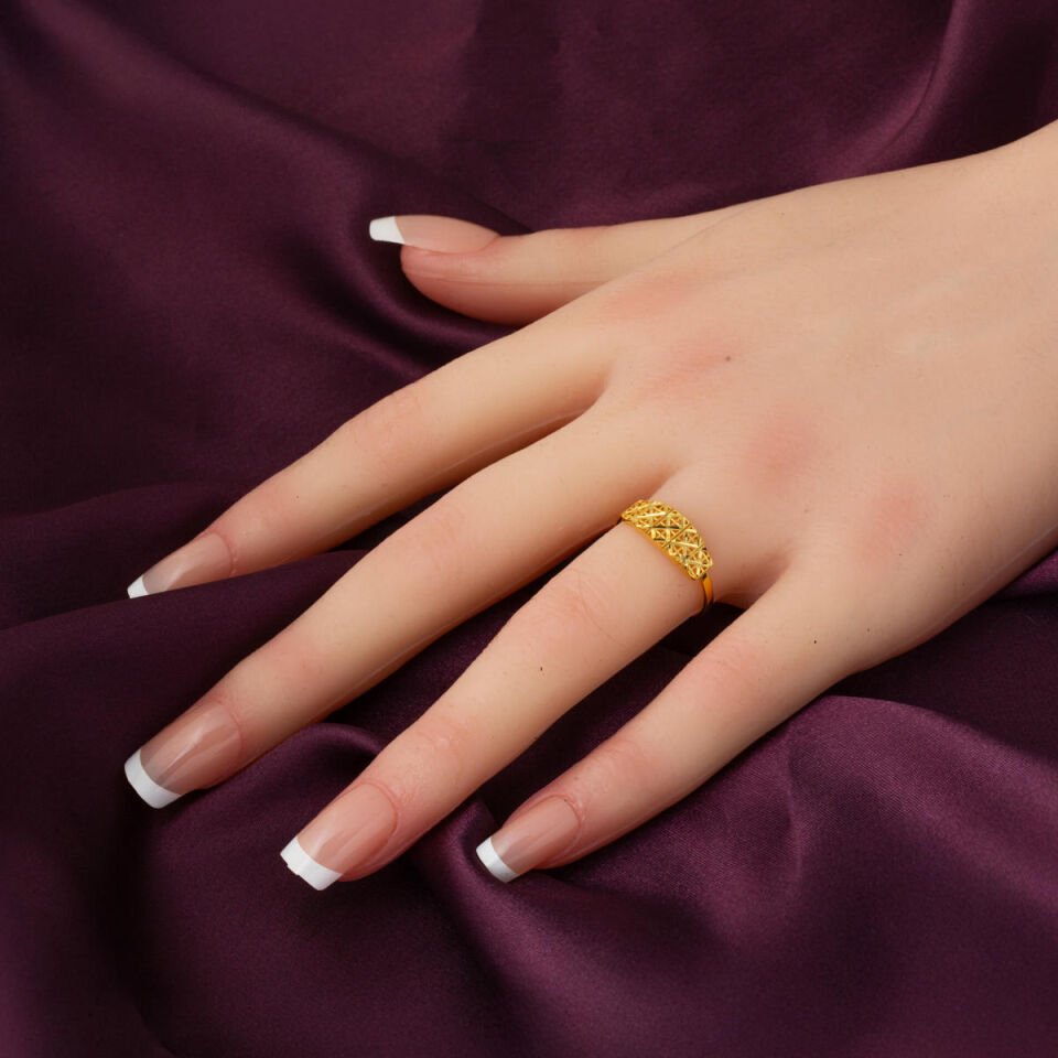 Ve 22 Ayar Altın Mini Takı Seti